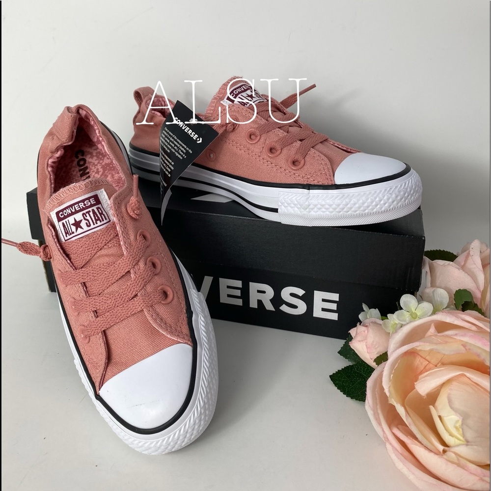 Converse Ctas Shoreline Slip Rust Pink Canvas W - Picture 7 of 8